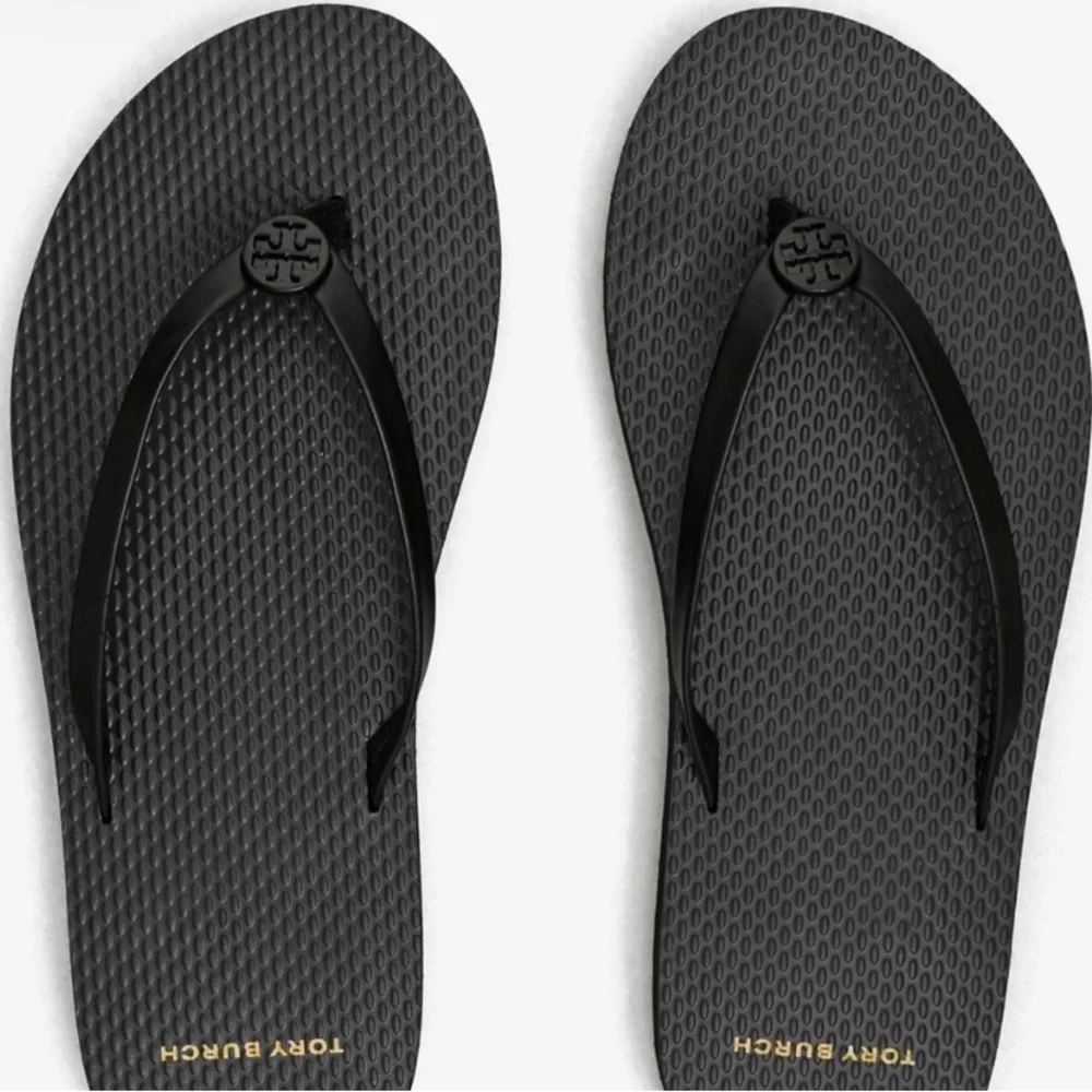 Tory Burch Black Flatform Flip Flop NWT